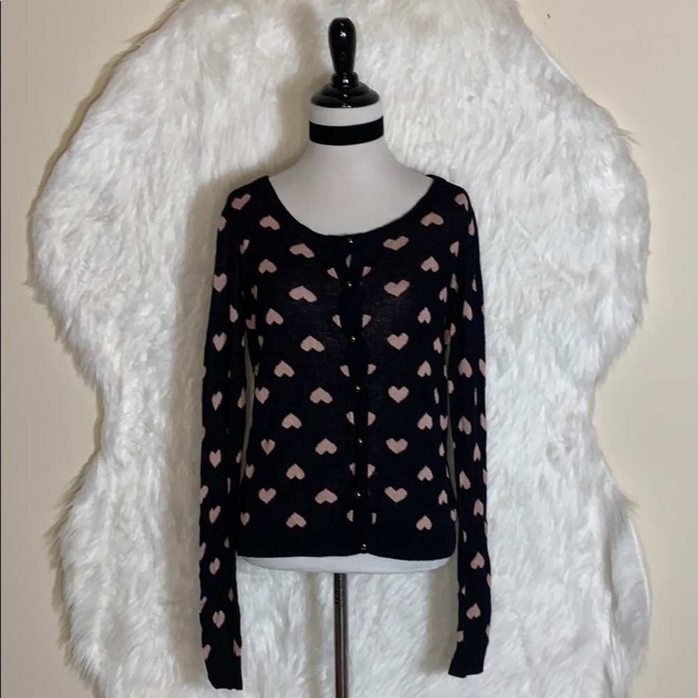Moon Collection Heart Cardigan